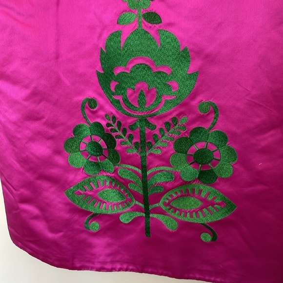 Cynthia Rowley Duchess Satin Shift Dress - Picture 10 of 16